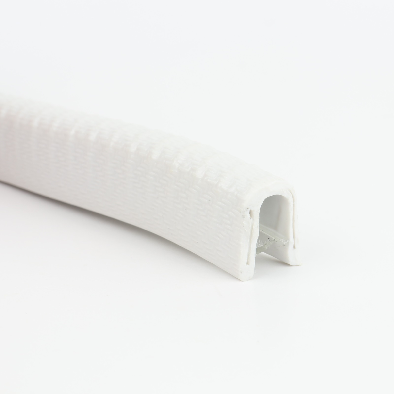 Kantenschutzprofil - PVC - weissgrau - Klemmbereich 1-4mm