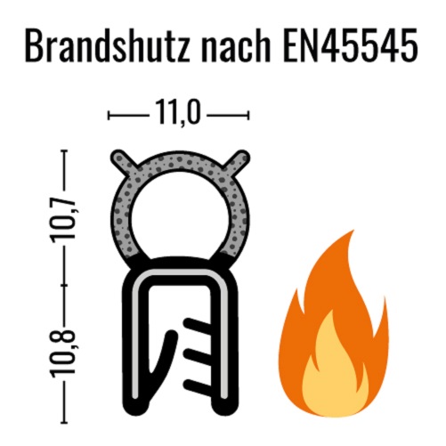 Kantenschutz-Dichtprofil, BS, Nr. 561.8239