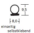 Dichtungsprofil Nr. ADSL-1024, schwarz SK