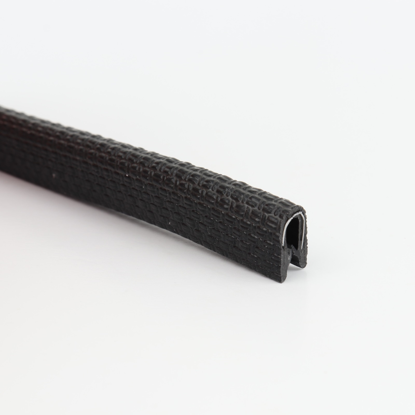 Kantenschutzprofil - PVC - schwarz - Klemmbereich 1-2mm