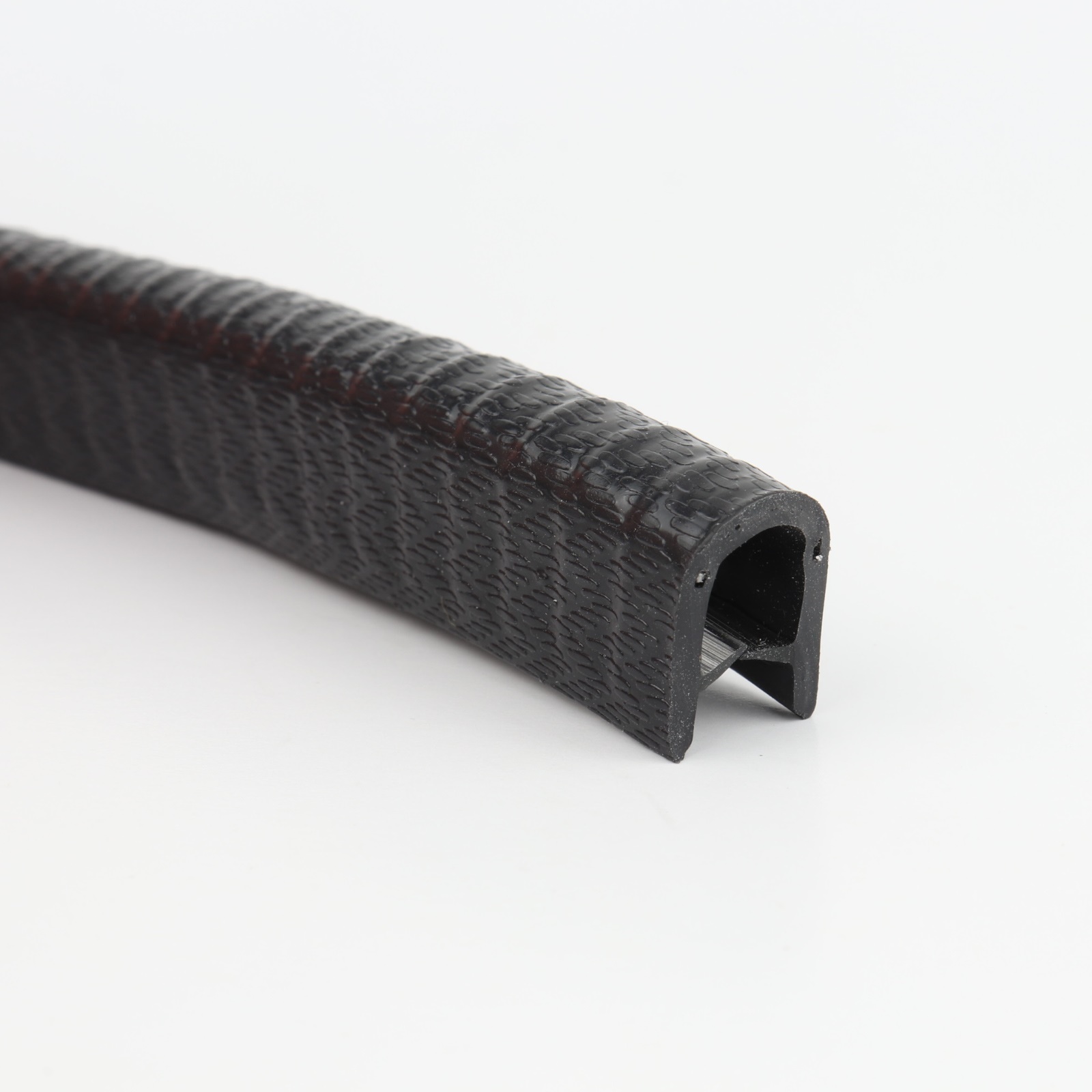 Kantenschutzprofil - PVC - schwarz - Klemmbereich 1-4mm